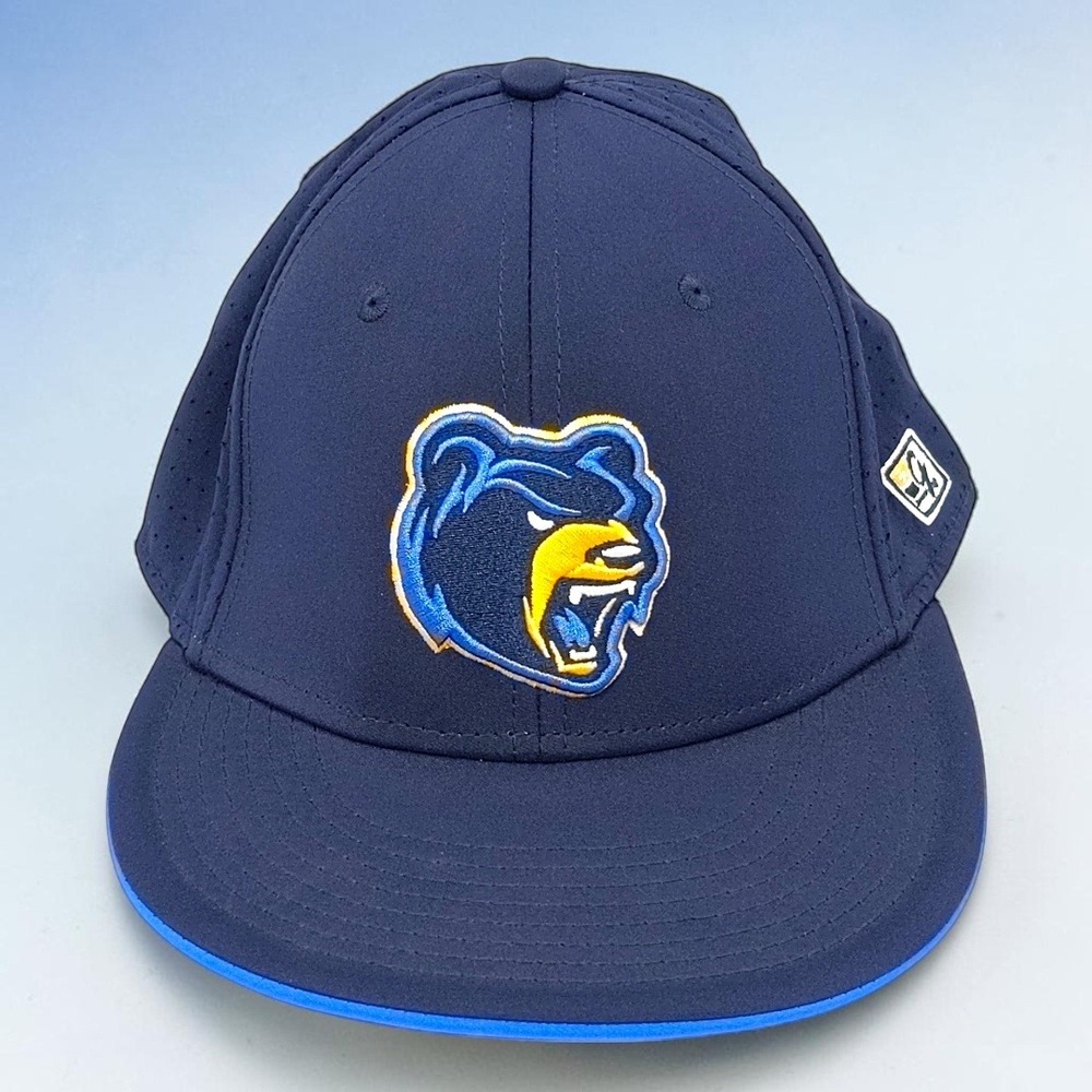 The Game Pro Kalamazoo MI Growlers Hat Mens XL Navy Blue Baseball Cap GP521 New